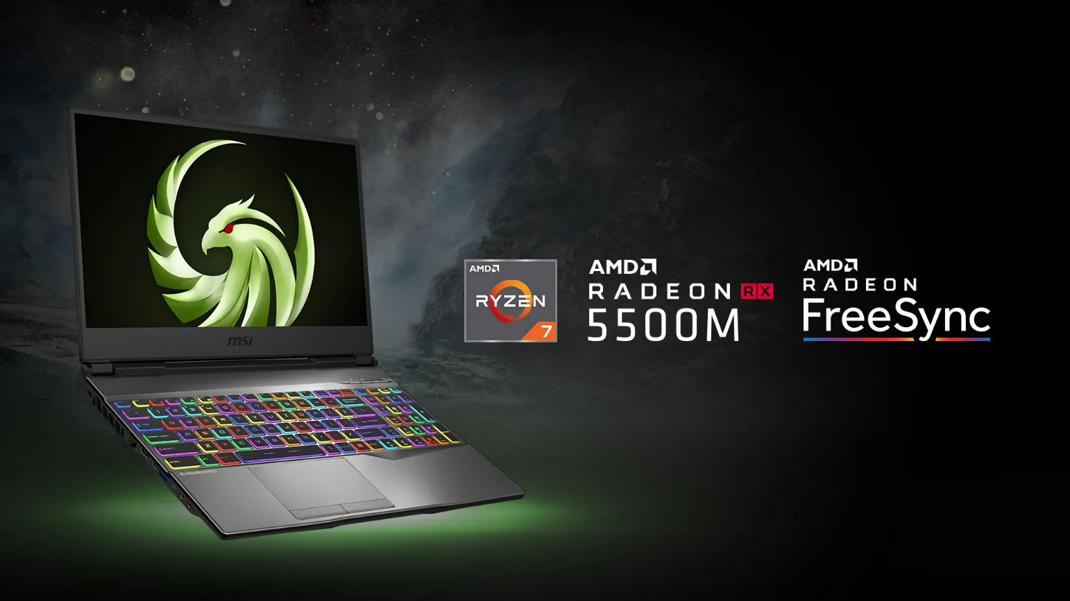 MSI trình làng dòng Alpha mới với logo mới, laptop chơi game đầu tiên trên thế giới trang bị công nghệ 7nm