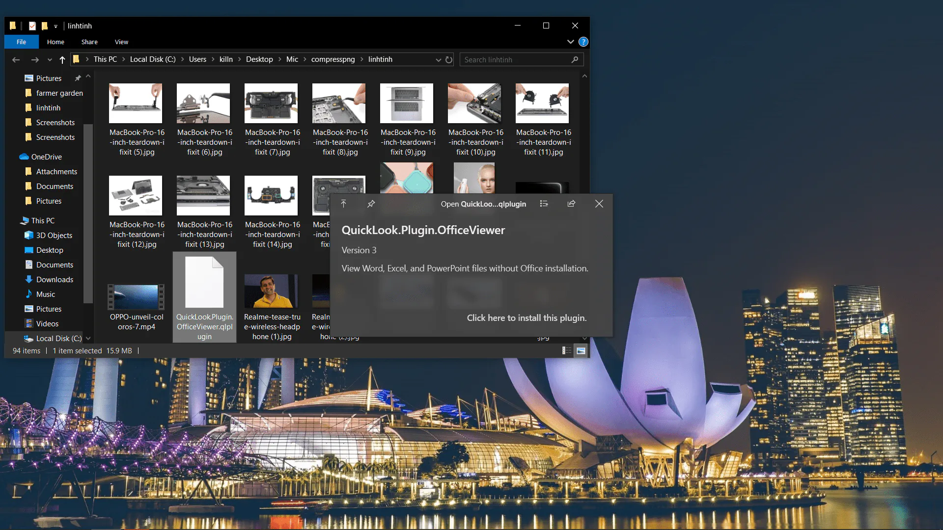 Đưa tính năng xem trước bằng phím Space trên macOS tới Windows bằng cách đơn giản sau