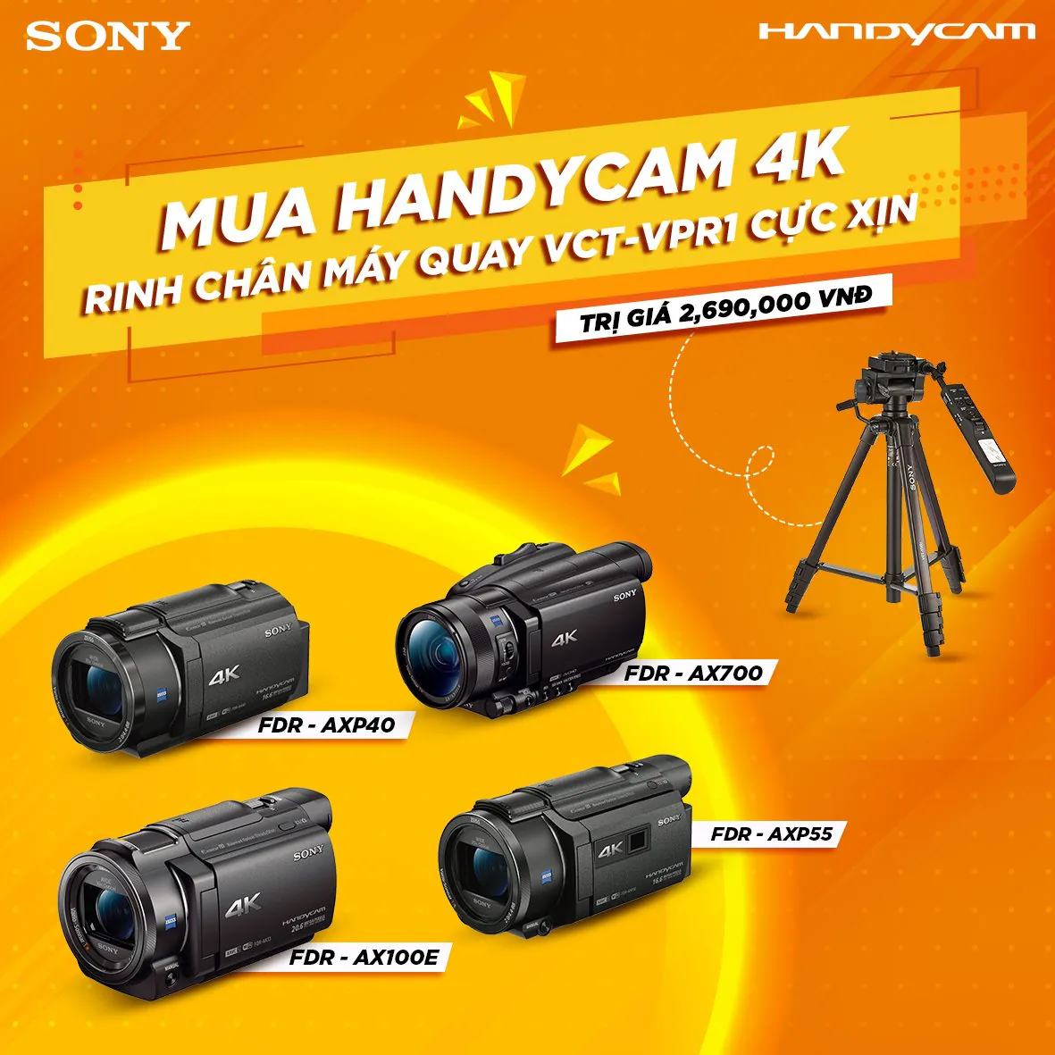 Sony tung chương trình khuyến mãi hấp dẫn mùa Tết 2020 cho máy ảnh và ống kính