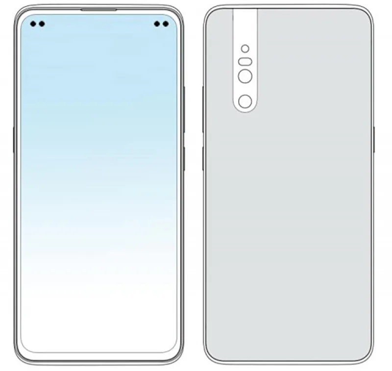 Vivo đã nộp nhiều bằng sáng chế về thiết kế bốn camera trước đục lỗ