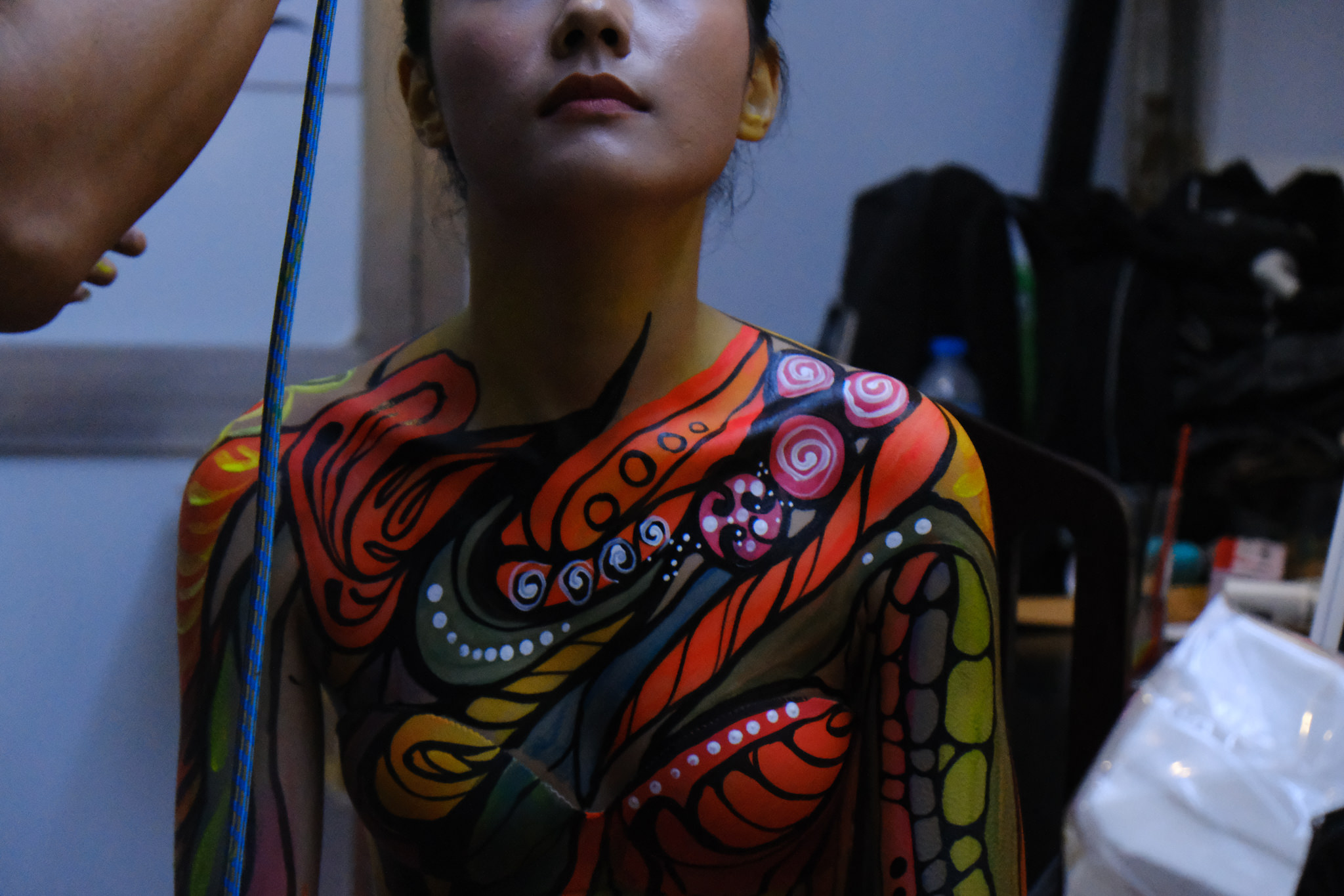 Workshop về môn nghệ thuật Body Painting tại WinWin Store