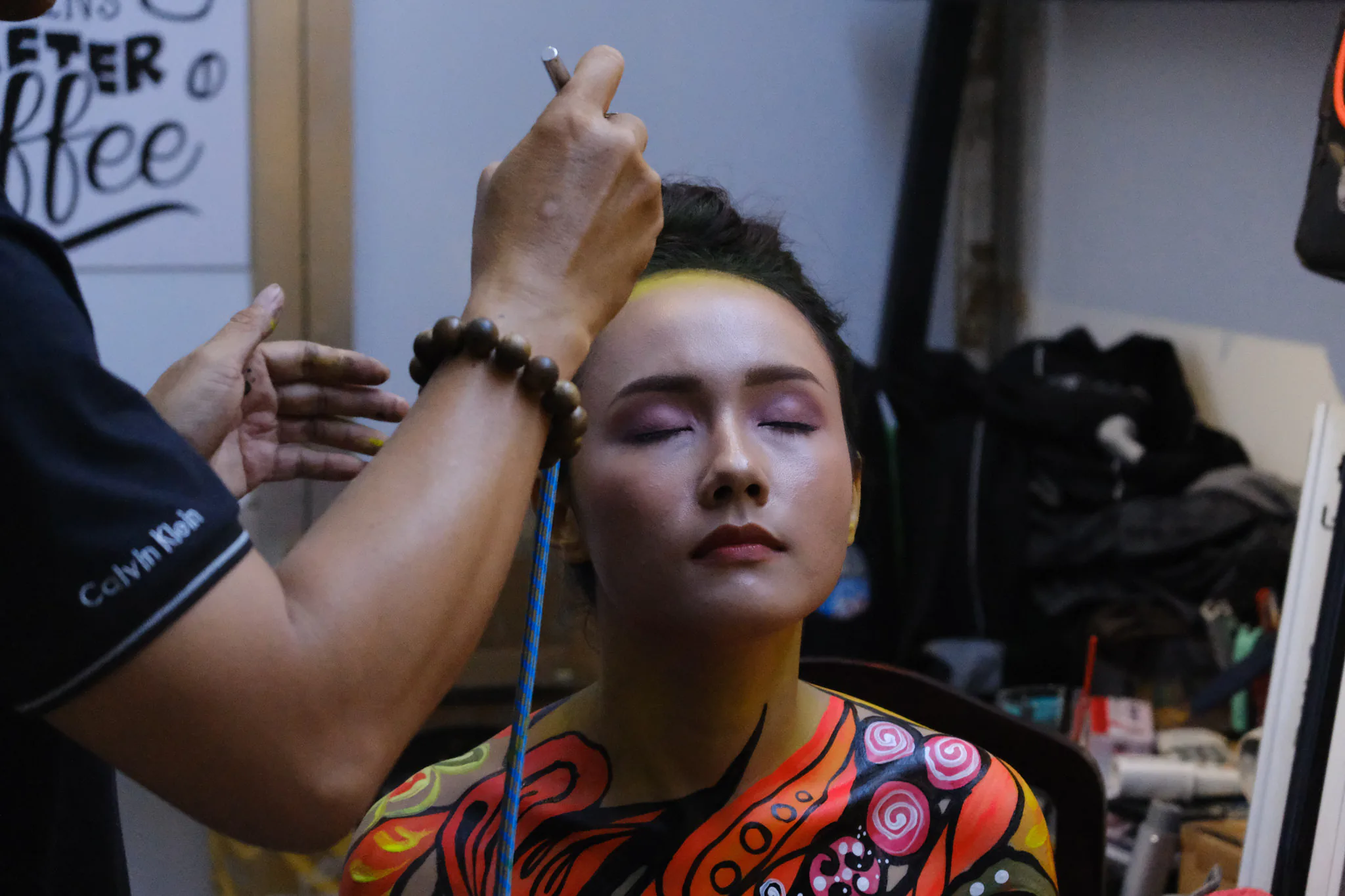 Workshop về môn nghệ thuật Body Painting tại WinWin Store