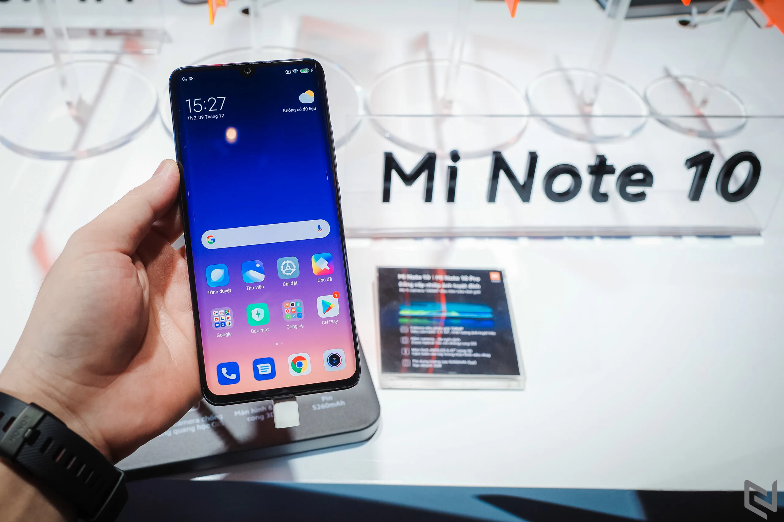 Xiaomi mang Mi Note 10 đến Việt Nam với cụm 5 camera với cảm biến 108MP đầu tiên trên thế giới