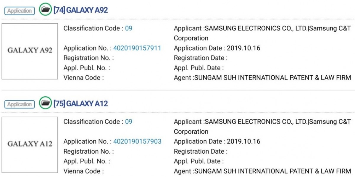 Samsung vừa đăng ký thương hiệu 9 mẫu máy dòng Galaxy A mới