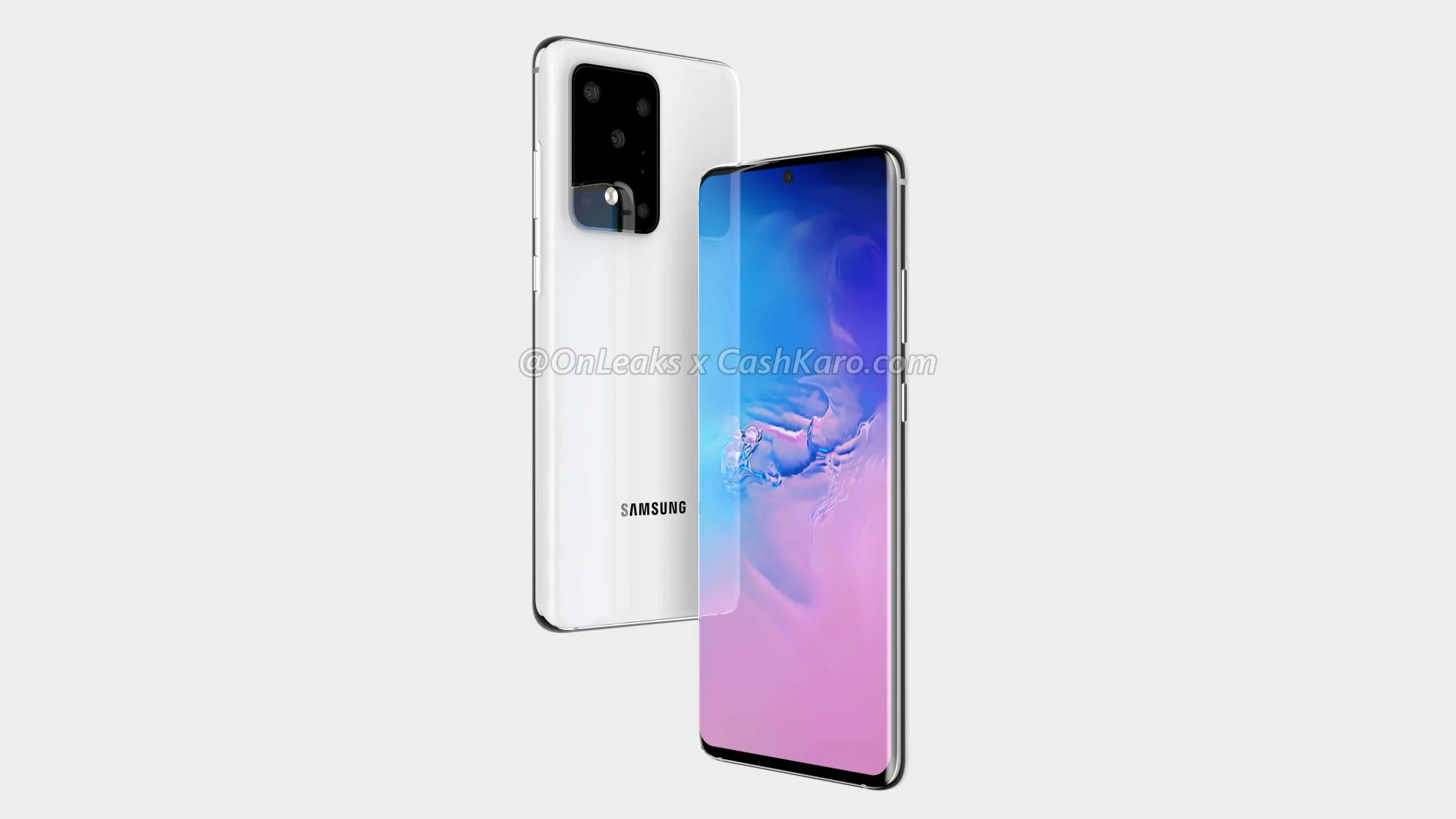 Xuất hiện ảnh render của Galaxy S20 Ultra 5G đẹp mắt