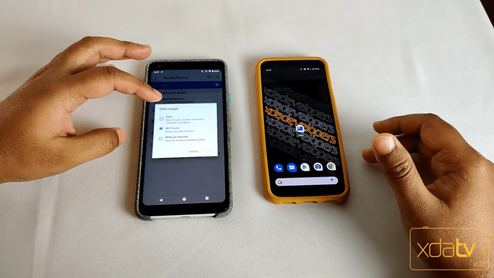 Trên tay tính năng "Nearby Sharing" giống AirDrop dành cho các thiết bị Android