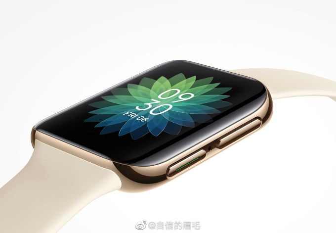 Lộ diện thiết kế smartwatch của OPPO, thiết kế tương đồng với Apple Watch
