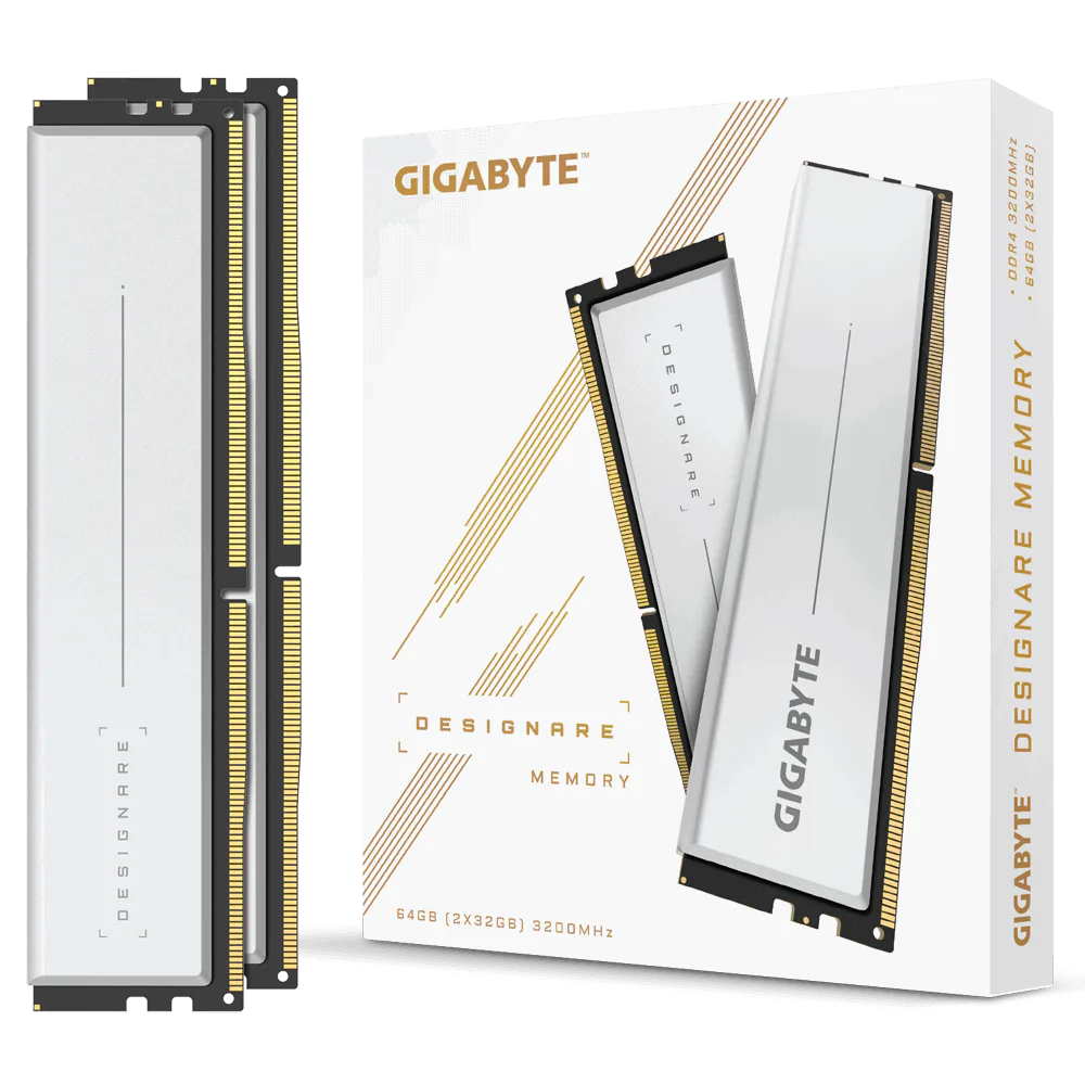 GIGABYTE ra mắt bộ nhớ dành cho người sáng tạo nội dung DDR4 DESIGNARE