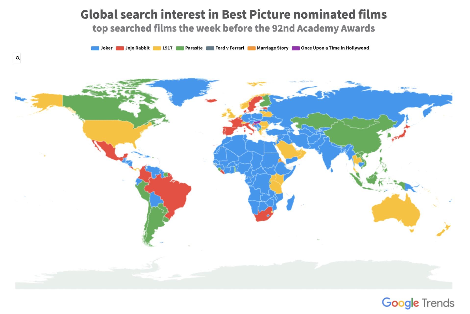 10 chủ đề tìm kiếm nổi bật nhất trên Google tuần qua (07/02-14/02) - phim Ký Sinh Trùng đạt giải Oscar đứng đầu