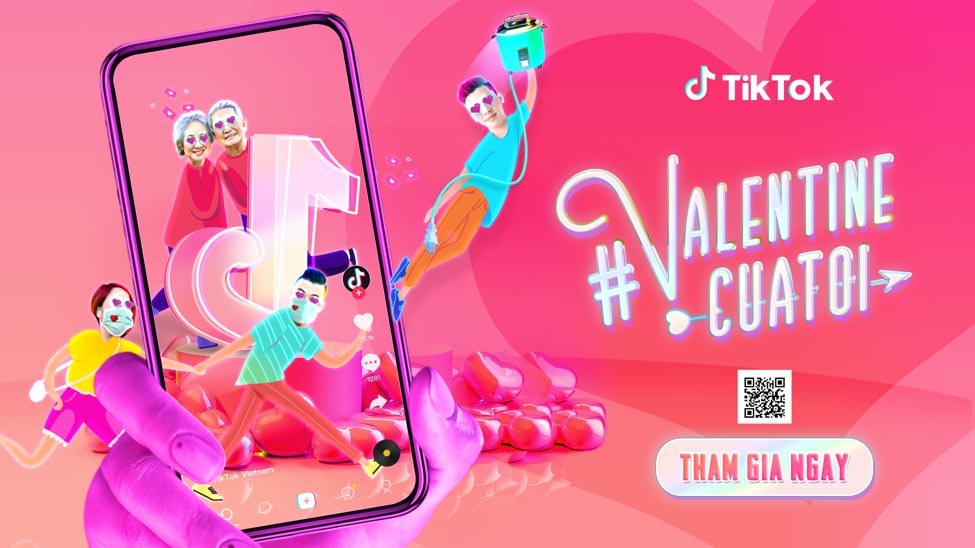 Cùng TikTok đón Valentine 2020 ngập tràn tình yêu với chiến dịch #Valentinecuatoi