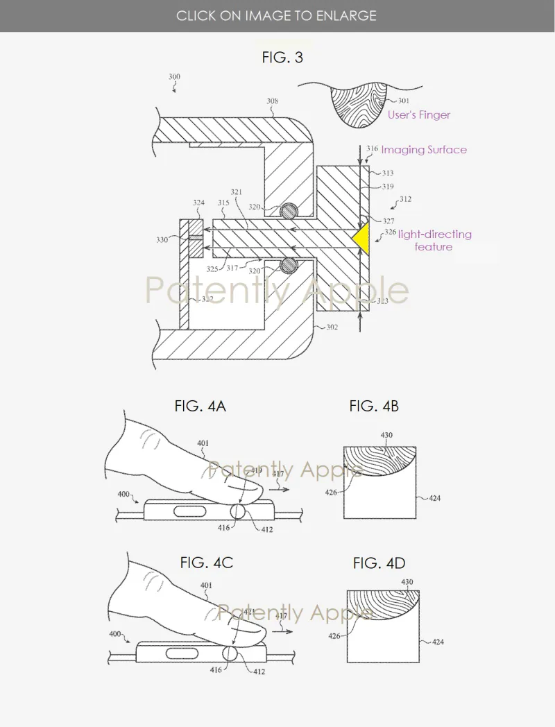 Apple nộp bằng sáng chế về thế hệ Apple Watch mới có cảm biến vân tay