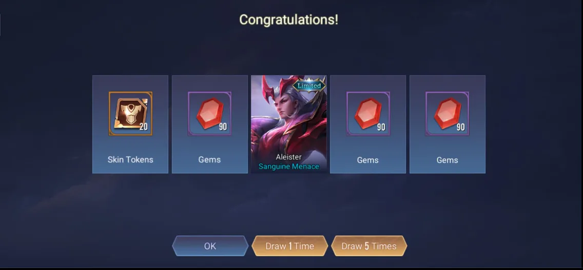 Liên Quân Mobile: Làm mới Vòng quay Kho Báu với phần thưởng Aleister Nguyệt Tộc