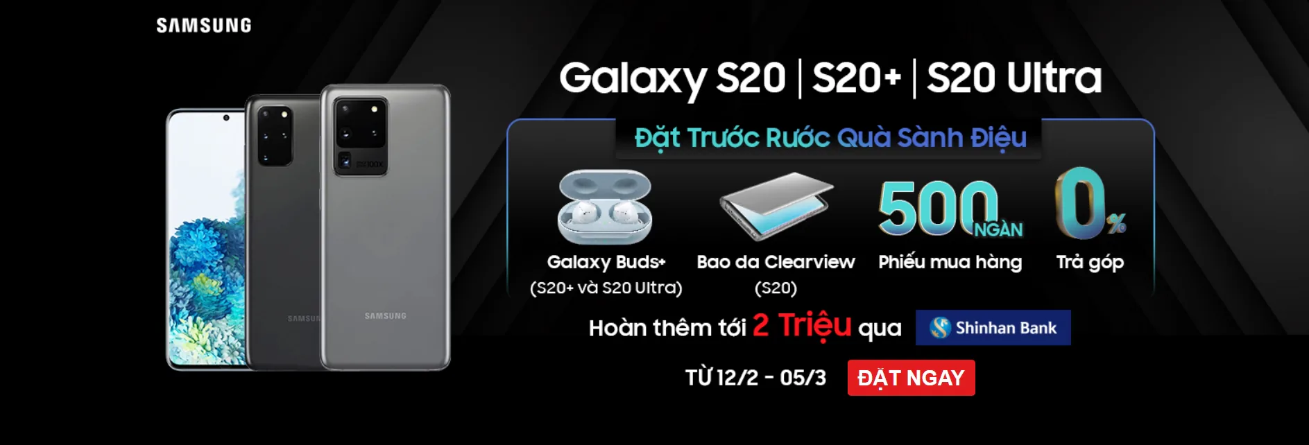 Mua Galaxy S20 ở đâu quà ngon nhất, khuyến mãi nhiều nhất