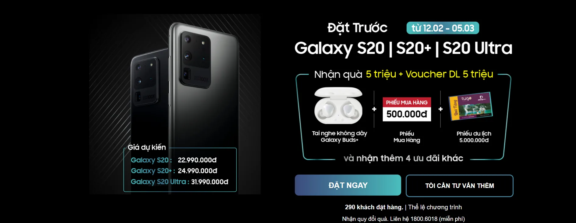 Mua Galaxy S20 ở đâu quà ngon nhất, khuyến mãi nhiều nhất