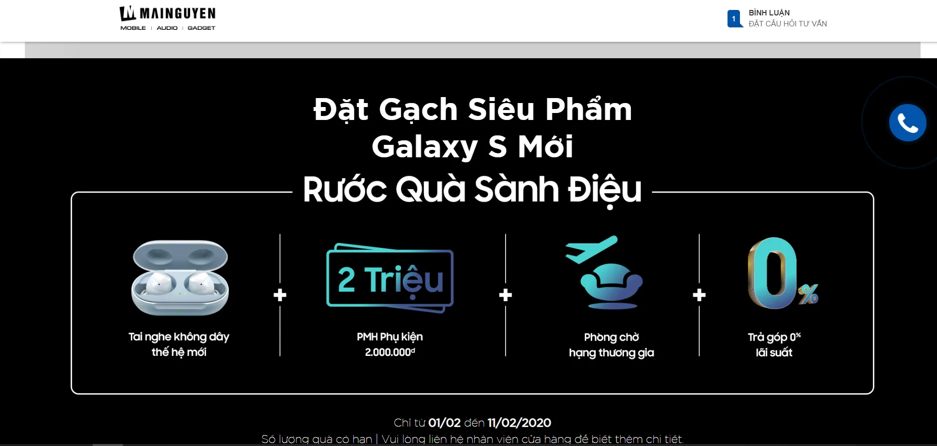 Mua Galaxy S20 ở đâu quà ngon nhất, khuyến mãi nhiều nhất