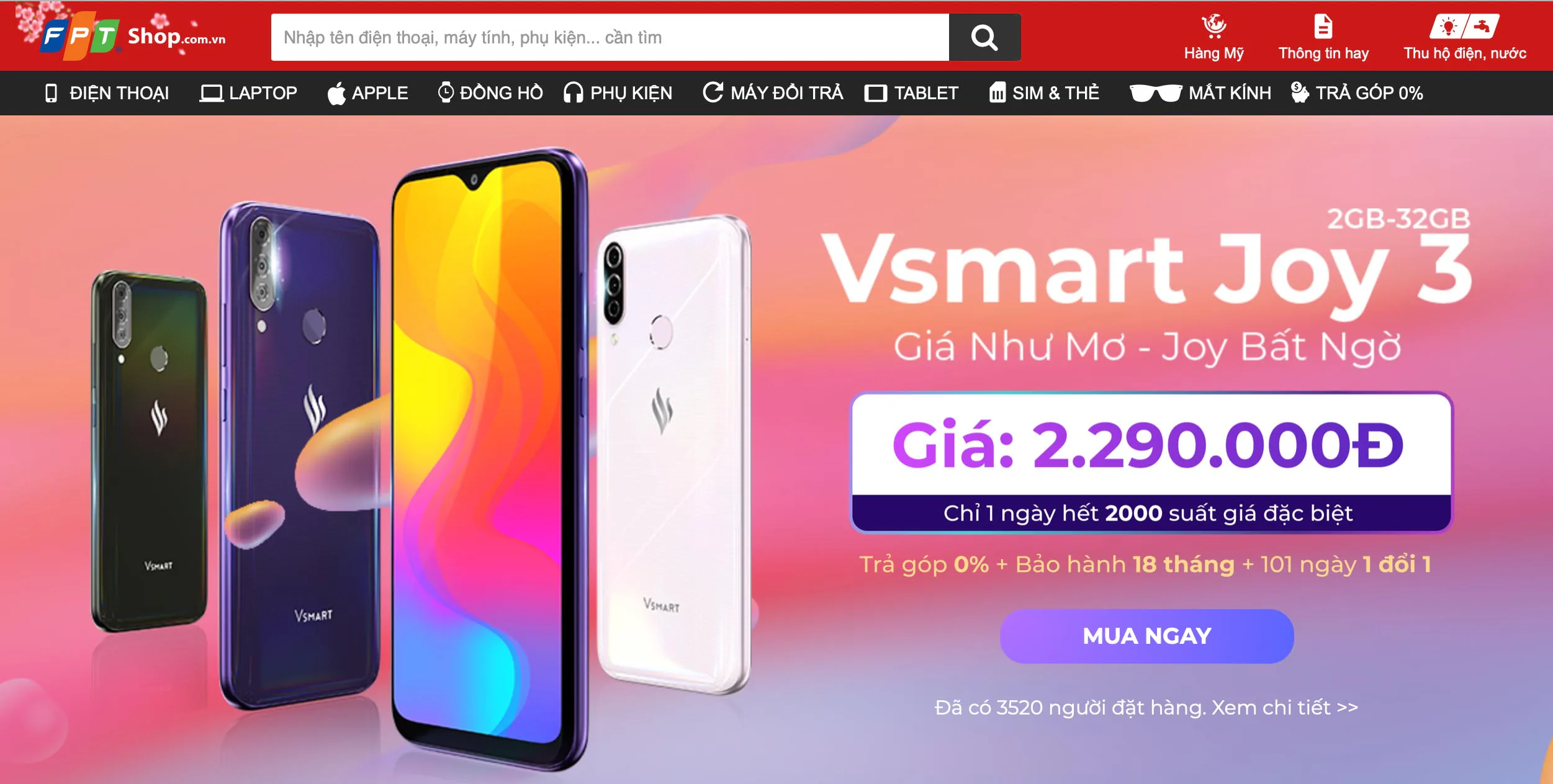 12,000 máy Vsmart Joy 3 bán ra sau 14h lên kệ, kỷ lục bán hàng ở phân khúc dưới 3 triệu đồng