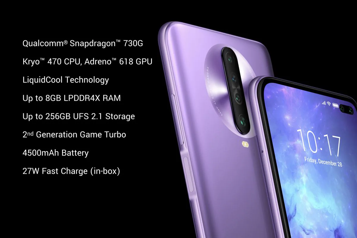 Poco ra mắt Poco X2 với Snapdragon 730G, màn hình 120Hz, giá chỉ 225 USD