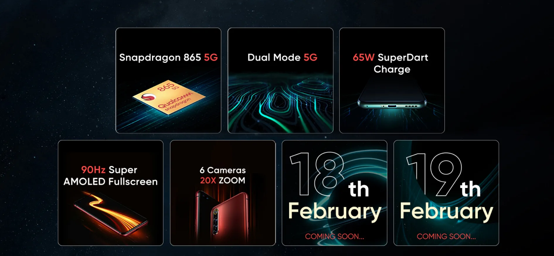 Realme xác nhận smartphone X50 Pro 5G sẽ có 4 camera sau kèm zoom 20X