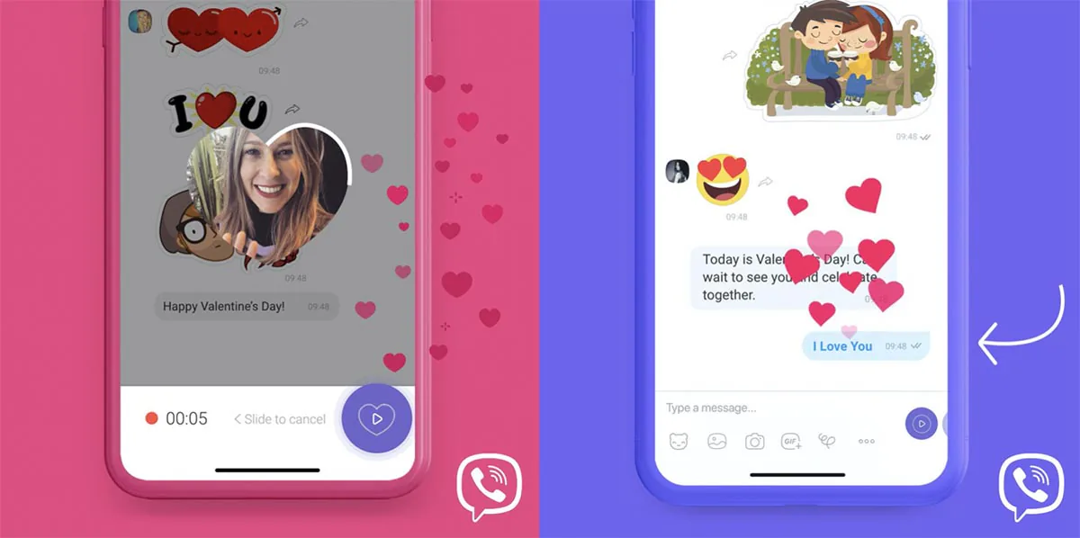 Viber giới thiệu tính năng Viber Cupid vui nhộn mùa Valentine