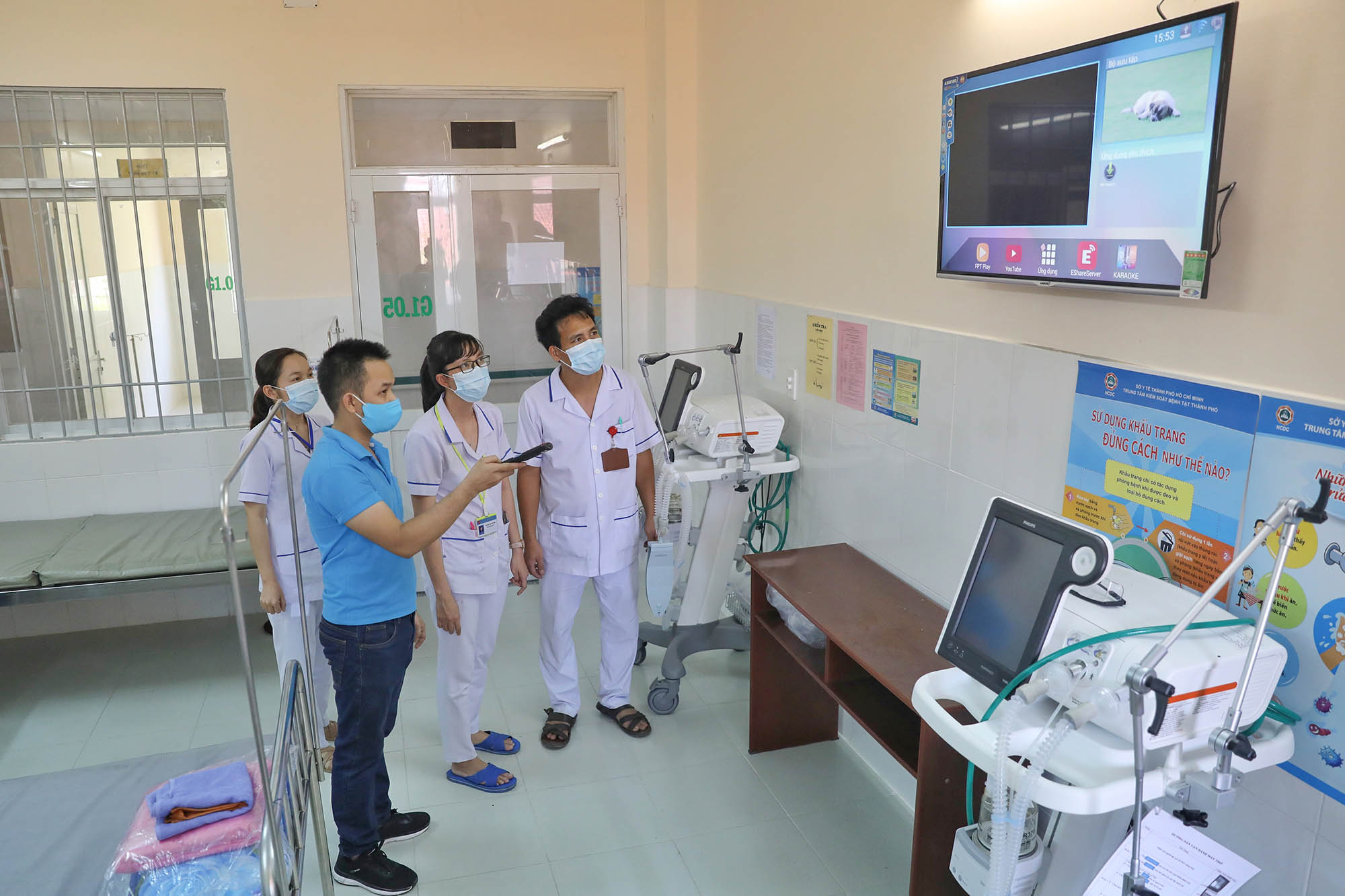 Asanzo tặng 20 Smart TV 40 inch cho Bệnh viện đang điều trị COVID-19