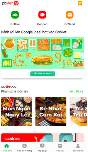 Gần 4.5 triệu ổ bánh mì đã được bán qua GoFood