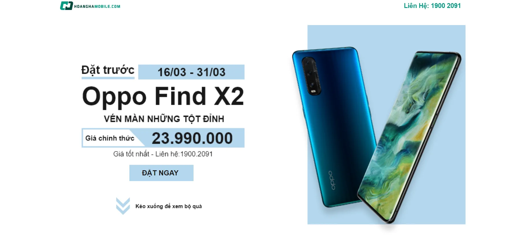Mua OPPO Find X2 ở đâu quà ngon nhất, nhiều khuyến mãi nhất