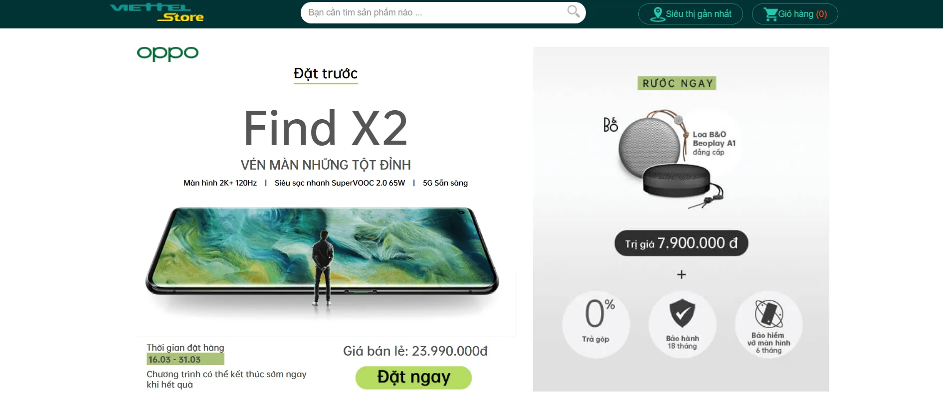 Mua OPPO Find X2 ở đâu quà ngon nhất, nhiều khuyến mãi nhất