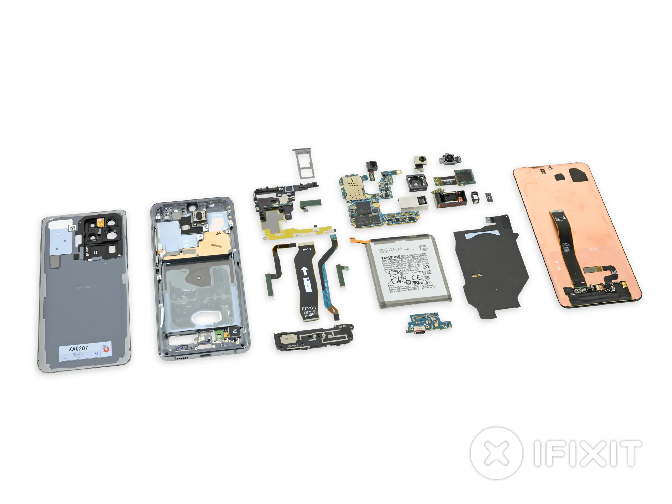 Tháo tung Galaxy S20 Ultra cùng iFixit: Cụm camera cực kỳ ấn tượng