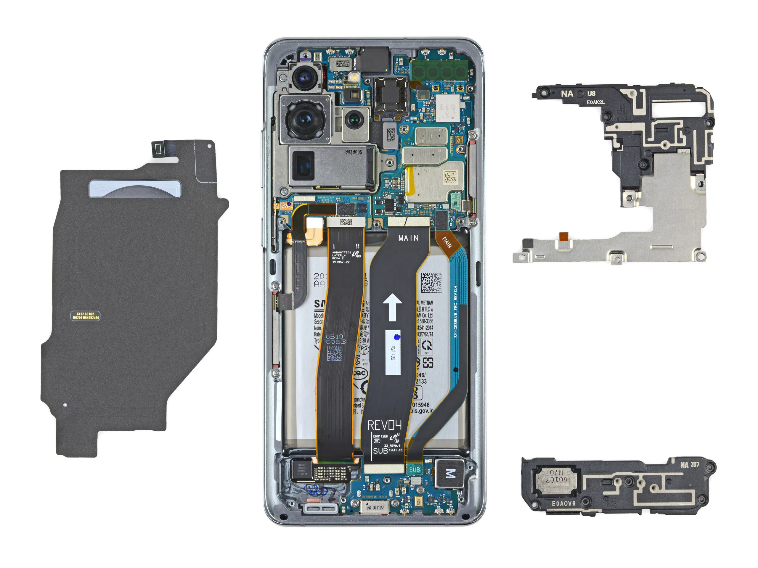 Tháo tung Galaxy S20 Ultra cùng iFixit: Cụm camera cực kỳ ấn tượng