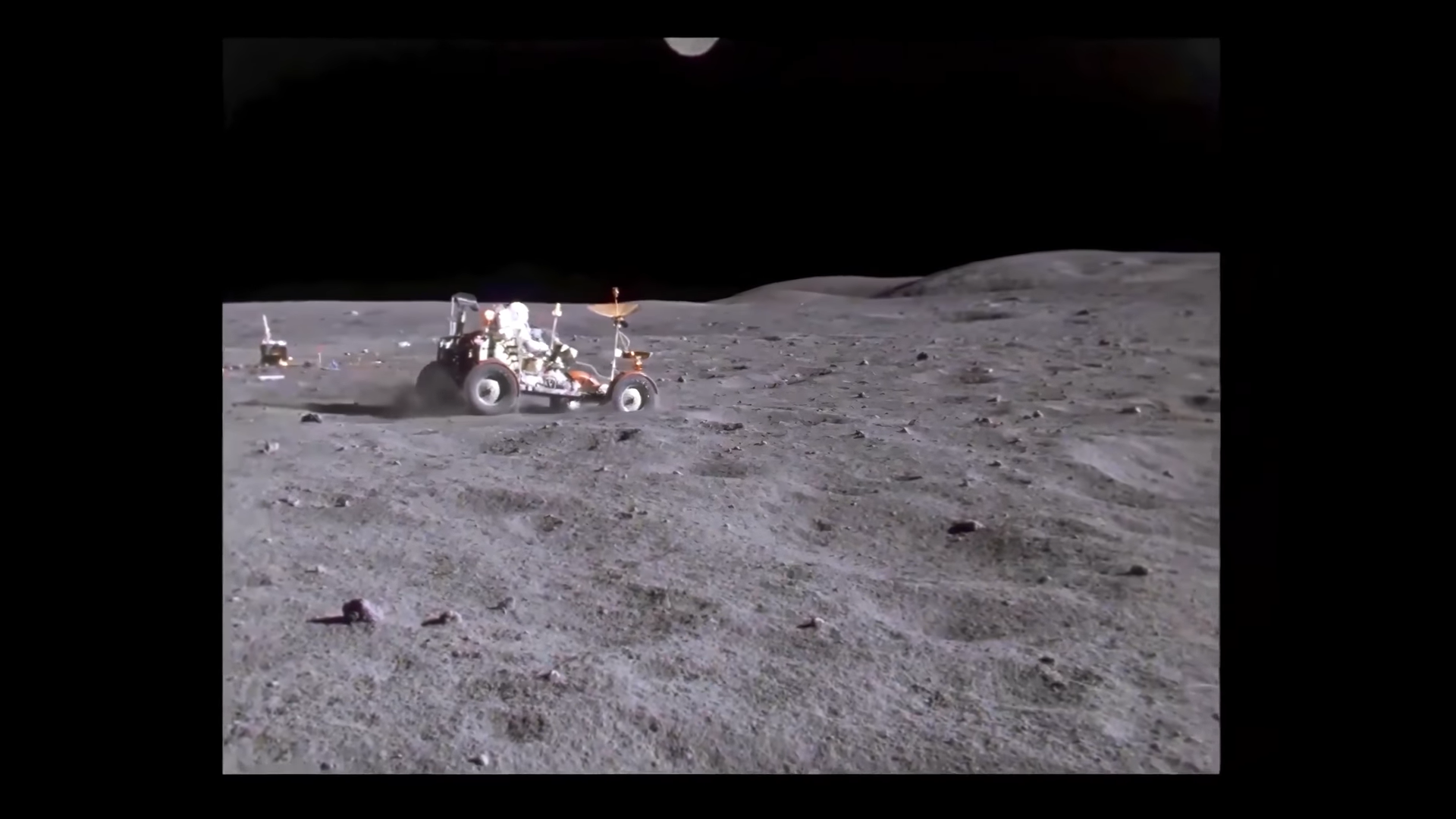 Đoạn phim “Lunar Rover Grand Prix” từ nhiệm vụ Apollo 16 vào năm 1972 đã được nâng cấp lên 4K60FPS