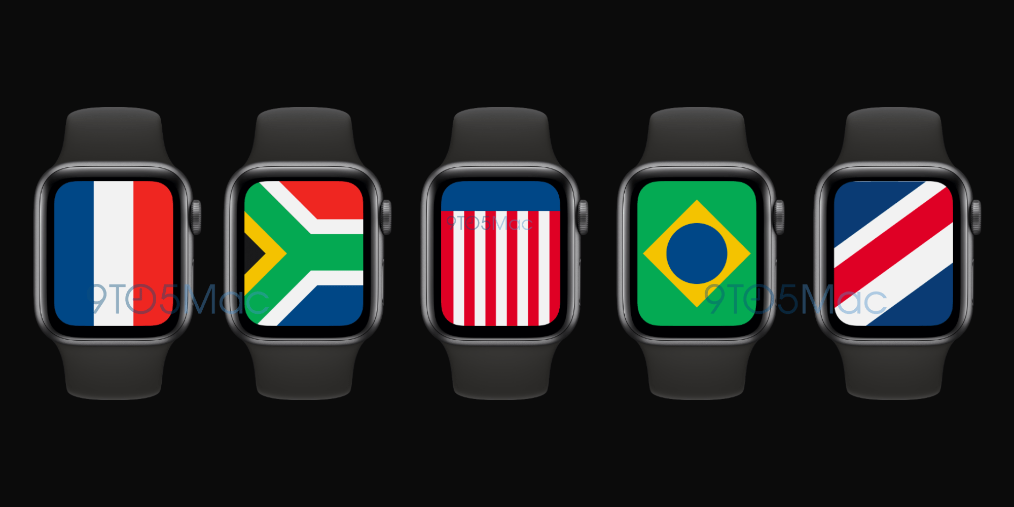 watchOS 7 sẽ có các mặt đồng hồ hình quốc kỳ của các nước trên thế giới