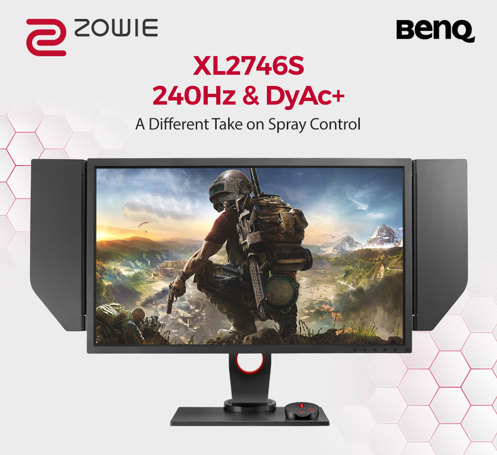 BenQ ra mắt Màn hình chơi game ZOWIE XL2746S 27 inch với công nghệ DyAc+ cao cấp và tần số quét 240Hz