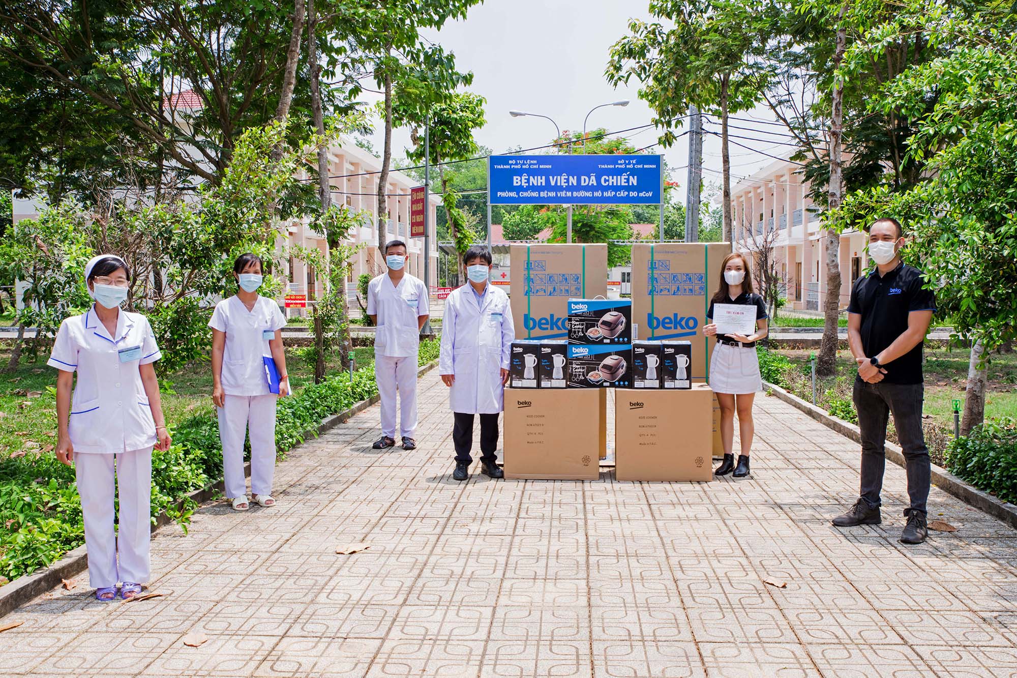 BEKO Việt Nam trao tặng thiết bị điện tử nhằm chung tay đẩy lùi dịch COVID-19