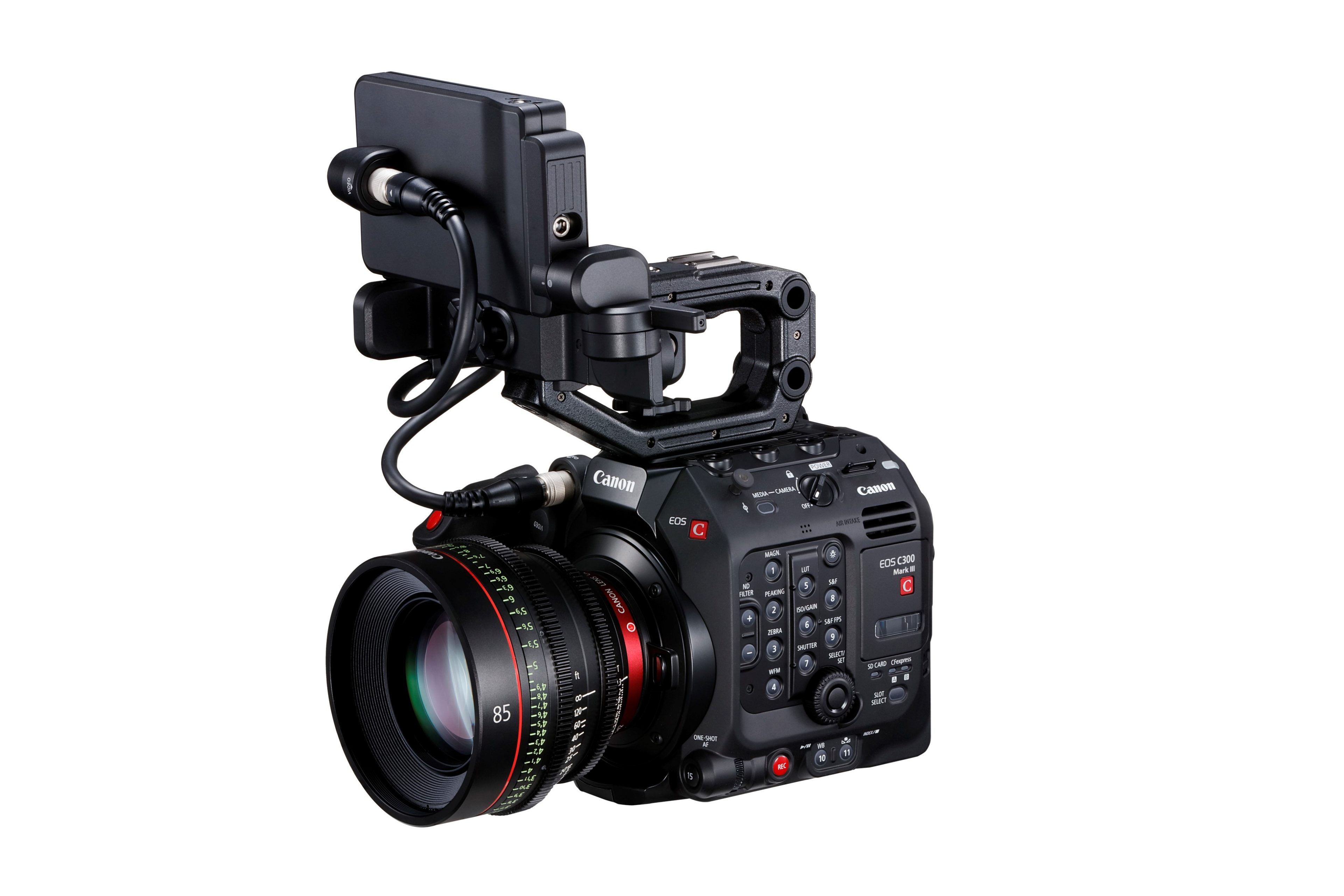 Canon ra mắt máy quay EOS C300 Mark III Cinema, cảm biến Dual Gain Output, hỗ trợ quay phim 4K/120p, giá 285 triệu