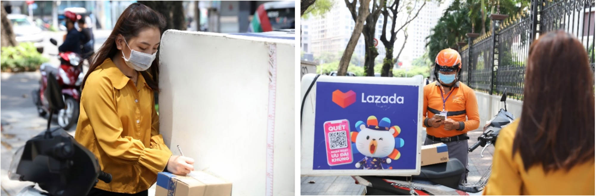 Lazada triển khai giải pháp giao hàng không tiếp xúc, tiếp tục nâng cao trải nghiệm an tâm mua sắm tại nhà cho người tiêu dùng