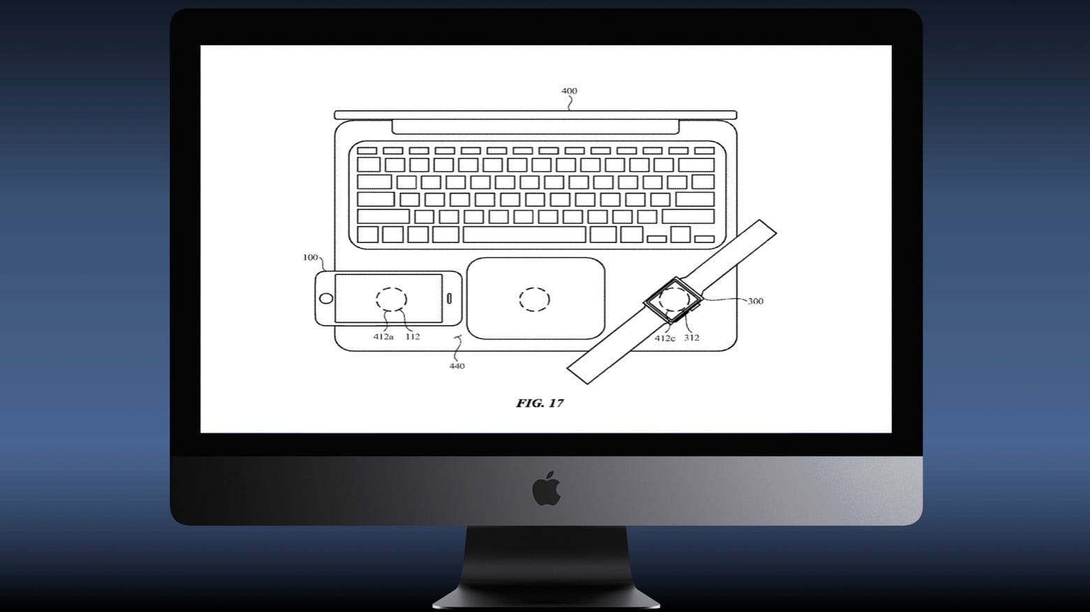 Lộ ảnh bằng sáng chế cho biết MacBook có thể biến thành bộ sạc không dây cho iPhone