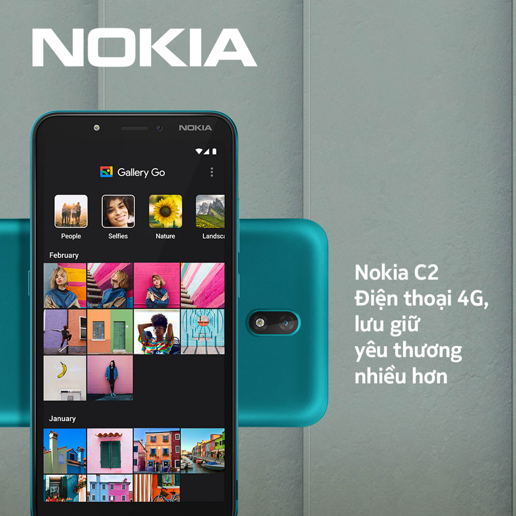 Nokia C2 chính thức lên kệ tại thị trường Việt Nam, giá 1,690,000 VND