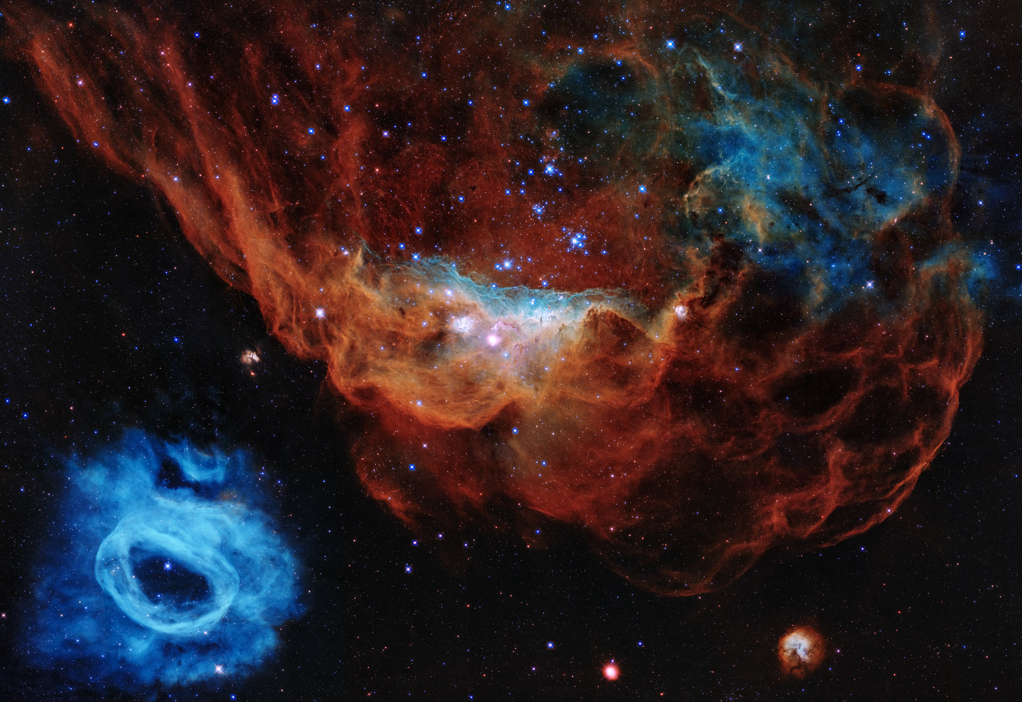 Hubble tung bức ảnh cảnh quan vũ trụ lung linh với những vì sao mừng 30 năm ngoài không gian của mình