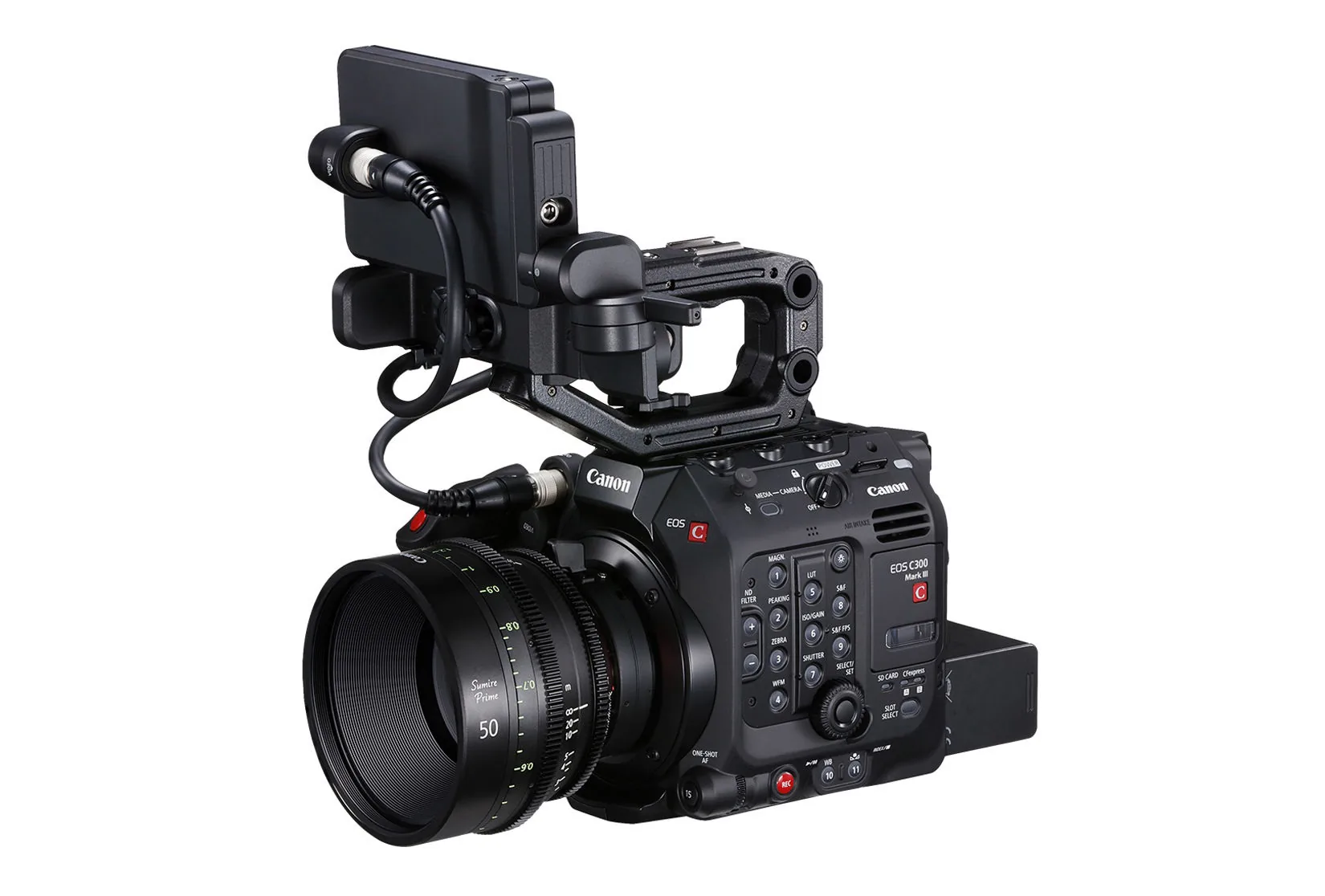 Canon ra mắt máy quay EOS C300 Mark III Cinema, cảm biến Dual Gain Output, hỗ trợ quay phim 4K/120p, giá 285 triệu