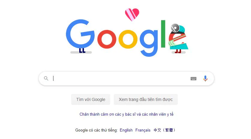 Google tri ân những người đầu tuyến chống dịch COVID-19