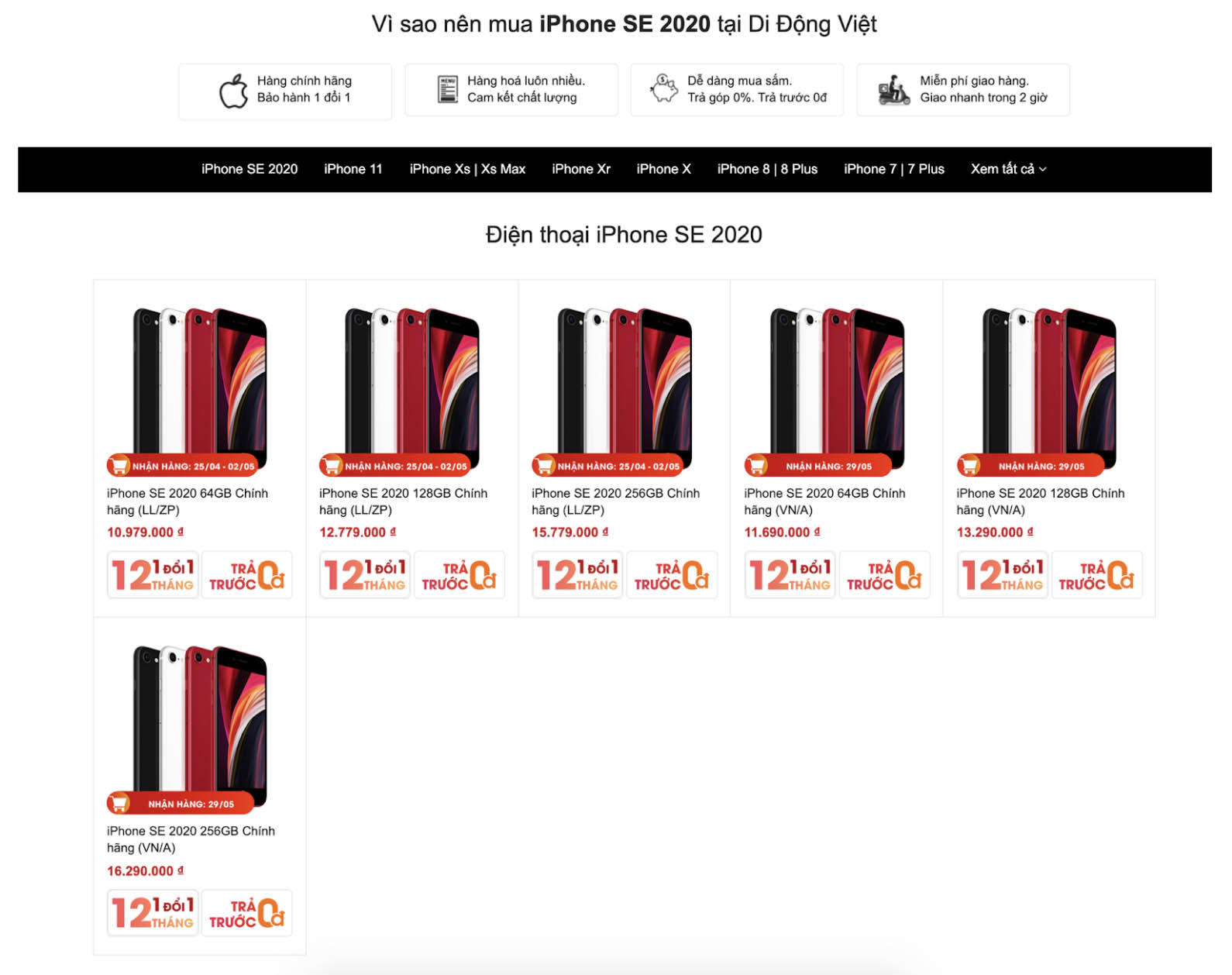iPhone SE 2020: Màn hình 4.7", chip iPhone 11 Pro Max, đặt hàng tại Việt Nam giá dưới 11 triệu