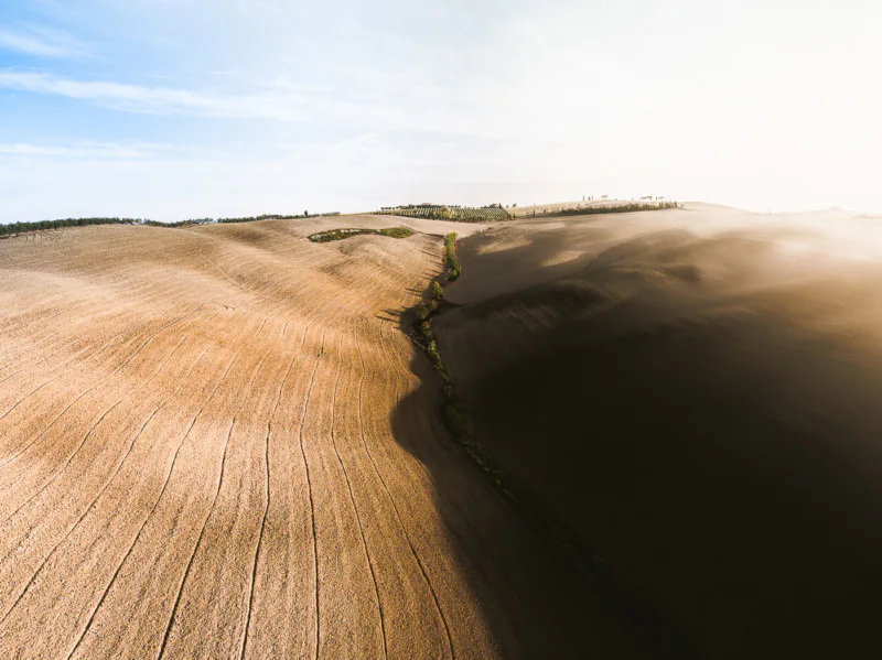 Những bức ảnh tuyệt đẹp của vùng đất Tuscany nước Ý được chụp bằng drone