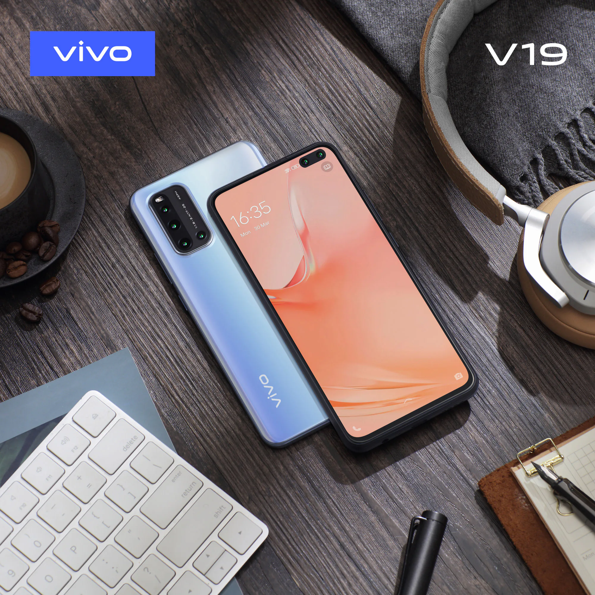 vivo ra mắt V19 - Bừng sáng màn đêm - Selfie siêu chụp đêm