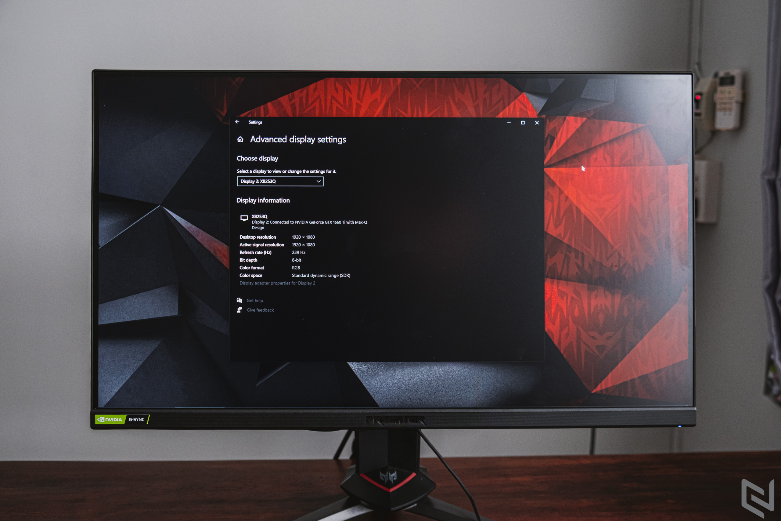 Trên tay màn hình Acer Predator XB253QGX: Màn hình chuyên game với tần số quét 240Hz