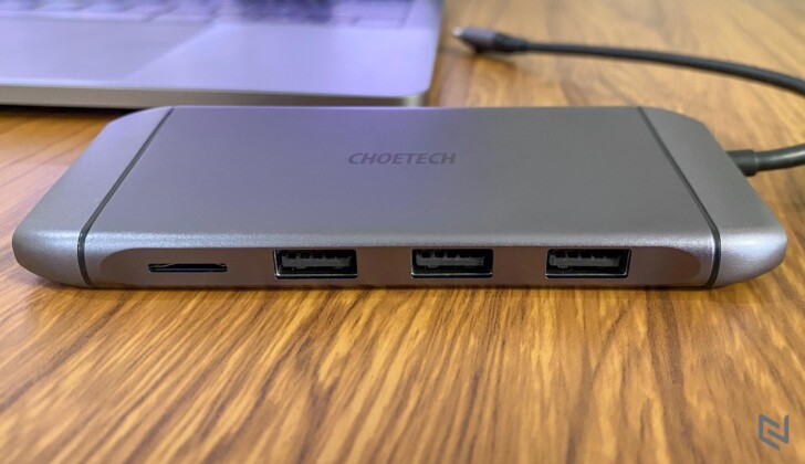 Trên tay hub chuyển đổi Choetech 9 in 1 USB-C Multiport Adapter: Đủ cổng cho mọi nhu cầu, giá mềm
