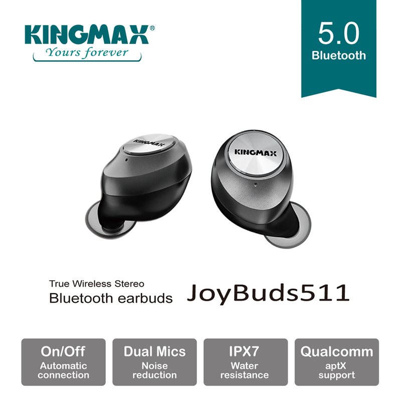 KINGMAX ra mắt tai nghe bluetooth JoyBuds511: gọn nhẹ, đầy đủ tính năng cùng giá thành phải chăng