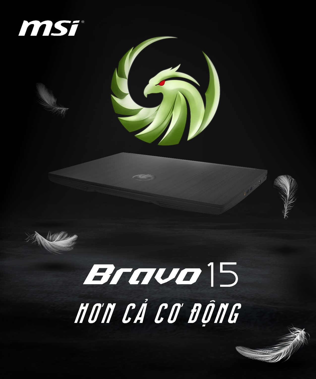 MSI ra mắt dòng Laptop Bravo 15, sử dụng vi xử lí AMD Ryzen Mobile 4000H