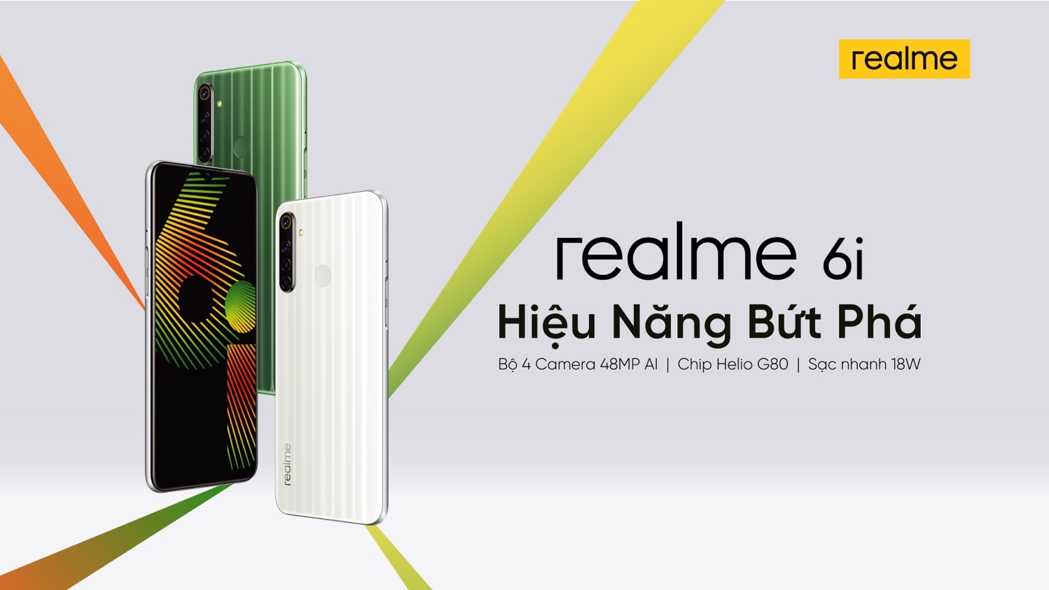 Realme 6i và vòng tay Realme Band thông minh trình làng thị trường Việt