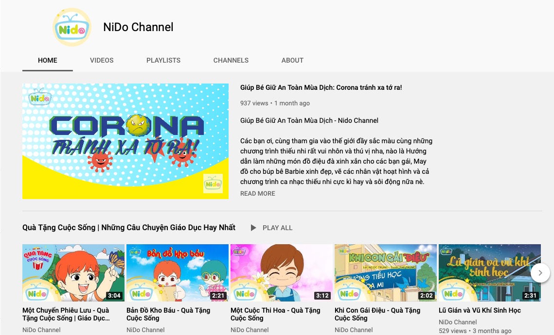 Khám phá nhiều kênh nội dung thú vị trên Youtube cho trẻ em nhân ngày 1/6