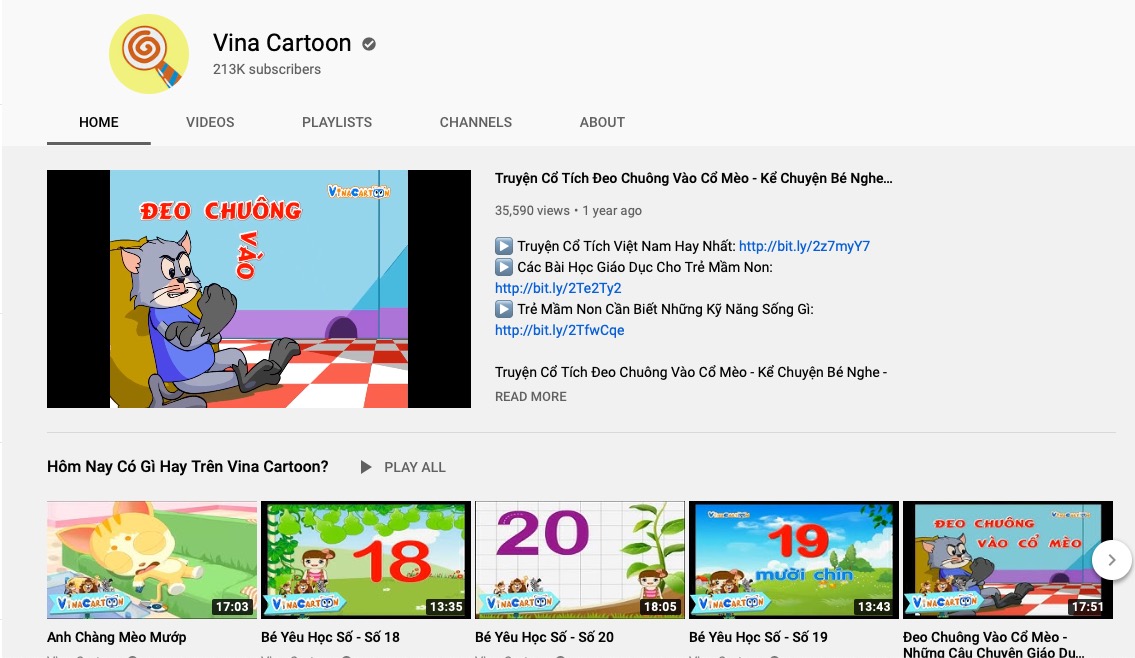Khám phá nhiều kênh nội dung thú vị trên Youtube cho trẻ em nhân ngày 1/6